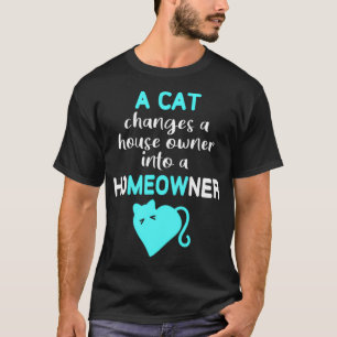 Camiseta Cat transforma o proprietário da casa em um meow 
