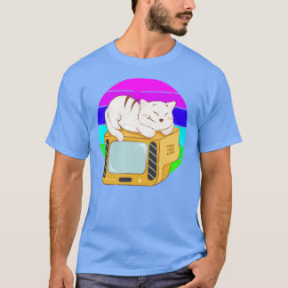 Camiseta Cat Tv Sunset