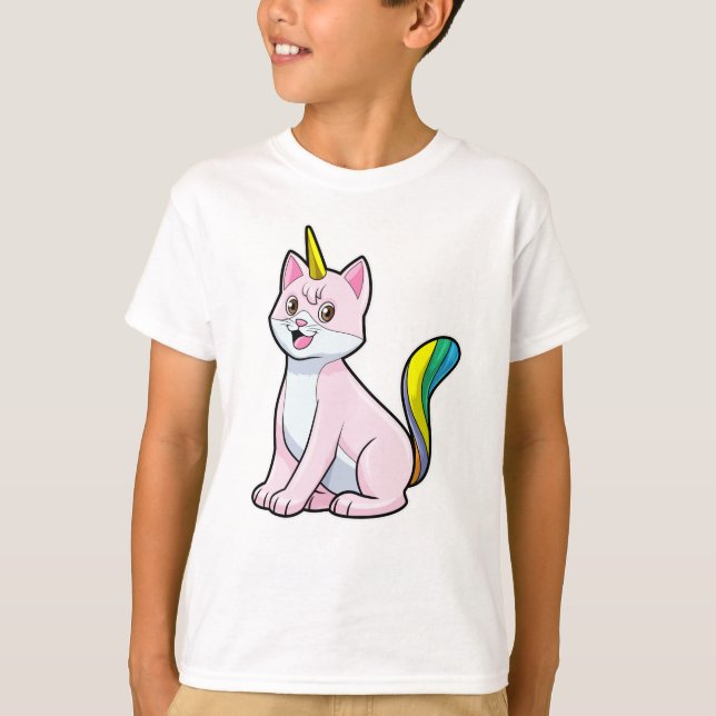 Camiseta Cat Unicorn (Frente)