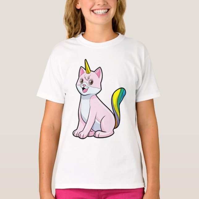Camiseta Cat Unicorn (Frente)