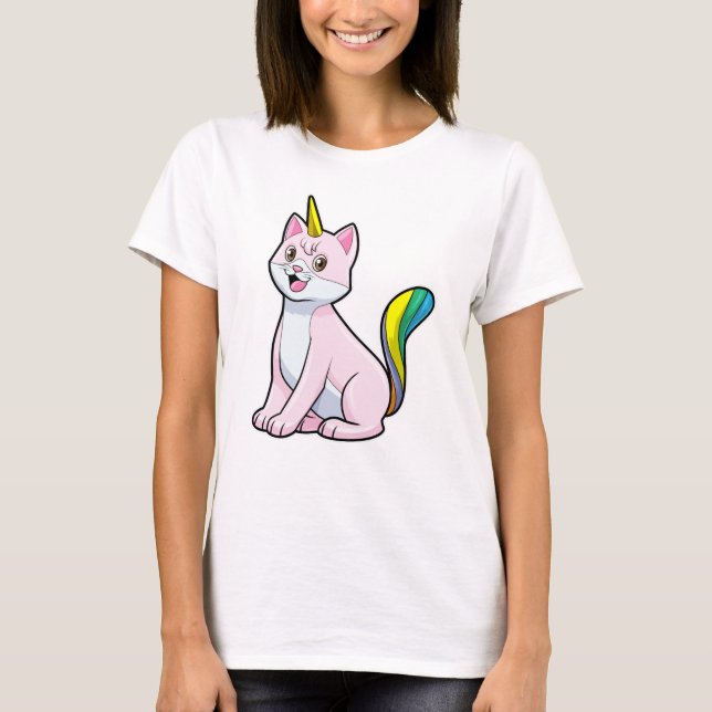 Camiseta Cat Unicorn (Frente)