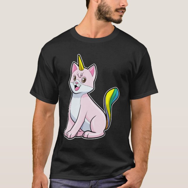 Camiseta Cat Unicorn (Frente)
