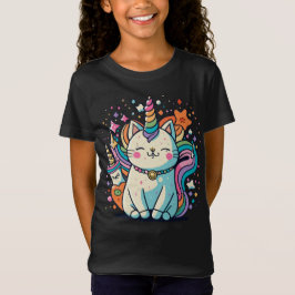 Camiseta Cat Unicorn Cute Kawaii TSirt
