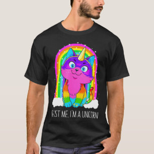 Camiseta Cat Unicorn Rainbow Caticorn Kittycorn Birthday Gi