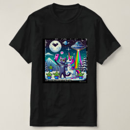 Camiseta Cat & Unicorn UFO Selfie: Big Meeting #10