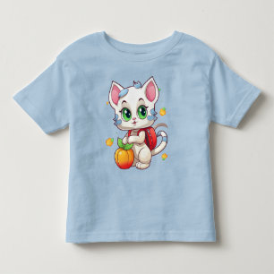 Camiseta Cat Vai Para A Escola 85241