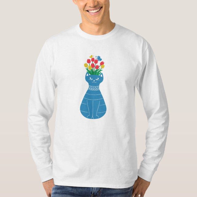 Camiseta Cat Vase (Frente)