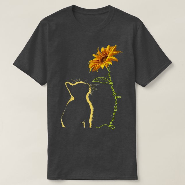 Camiseta Cat, Você É Meu Gatos De Sol (Frente do Design)