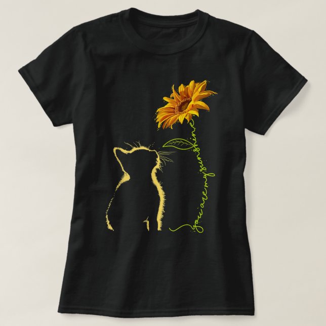 Camiseta Cat, Você É Meu Gatos De Sol (Frente do Design)