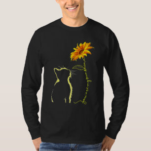 Camiseta Cat, Você É Meu Resgate De Pet De Girassol