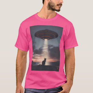 Camiseta Cat Vs Ufo