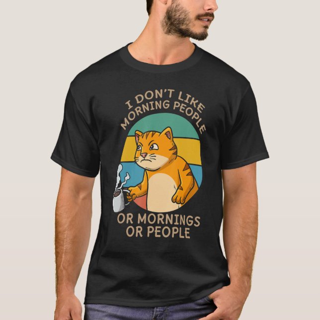 Camiseta Cat Whisperer Drinking Coffee Caffeine Drinker (Frente)