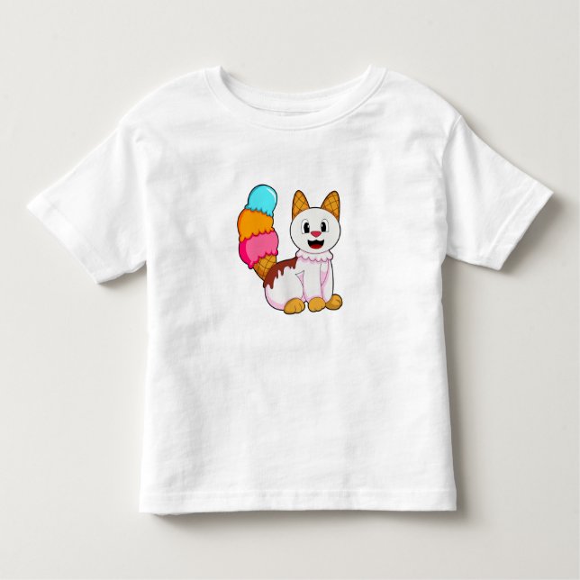 Camiseta Cat with Popsicle (Frente)