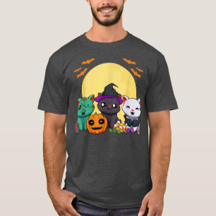 Camiseta Cat Witold Zombie Vampiro Preguiçoso Figurino de H