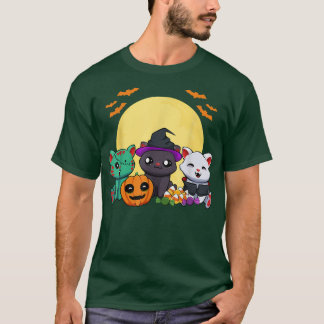 Camiseta Cat Witold Zombie Vampiro Preguiçoso Figurino de H