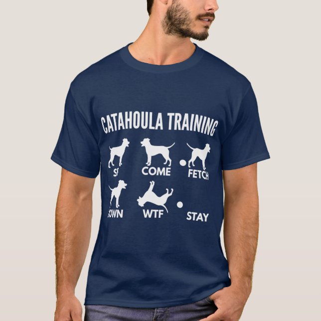 Camiseta Catahoula Leopard Dograining Catahoula Curricks fr (Frente)