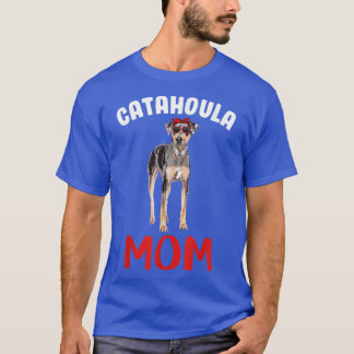 Camiseta Catahoula Mãe Engraçado Catahoula Cachorro Leopard
