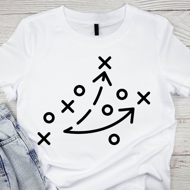 Camiseta Catálogo de estratégia de futebol (Criador carregado)