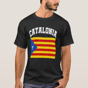 Camiseta Catalunha Independente Catalunya Raízes Catalãs Or