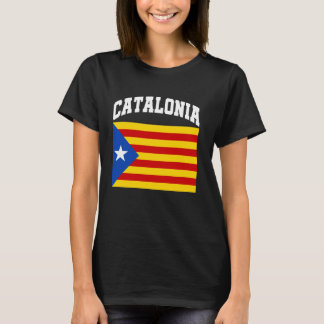 Camiseta Catalunha Independente Catalunya Raízes Catalãs Or