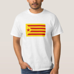 Camiseta Catalunha Red Starred Flag