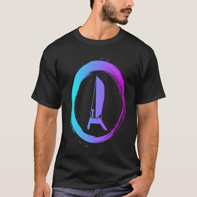 Camiseta Catamarã velejador do mar (Frente)