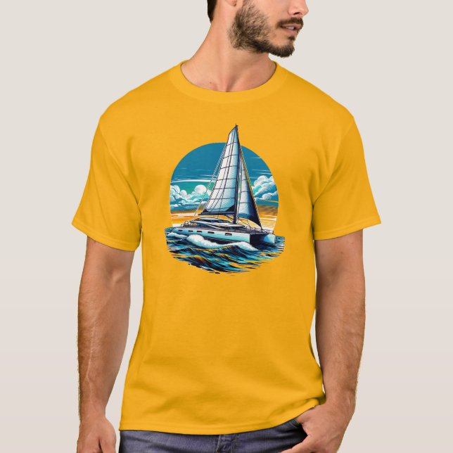 Camiseta Catamaran Sailboat (Frente)