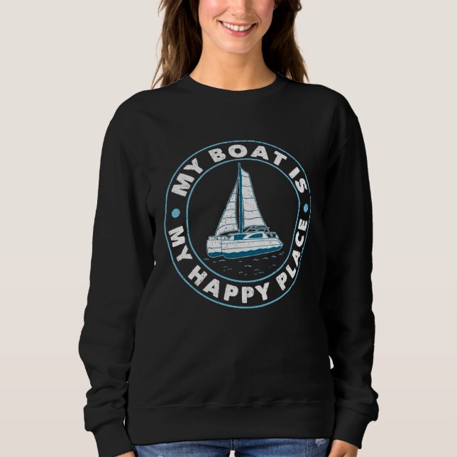 Camiseta Catamaran Two Hulls Sailing Quote Catamaran Captai (Frente)