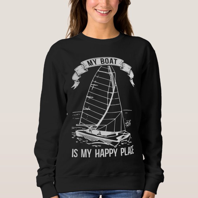 Camiseta Catamaran Two Hulls Sailing Quote Catamaran Captai (Frente)