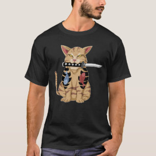 Camiseta catana cat yakuza