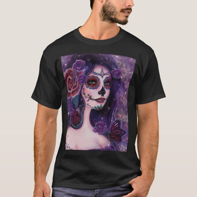 Camiseta Catania day of the dead by Renee Lavoie   (Frente)