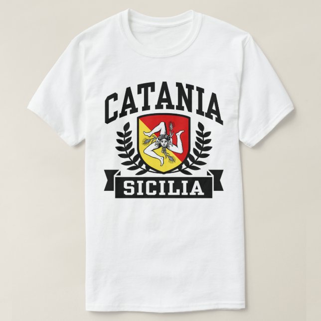 Camiseta Catania Sicilia (Frente do Design)