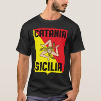 Catania Sicilia Província Sicília Bandeira Trinacr
