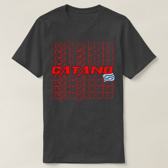 Camiseta Catano Cascade texto 3 (Frente do Design)
