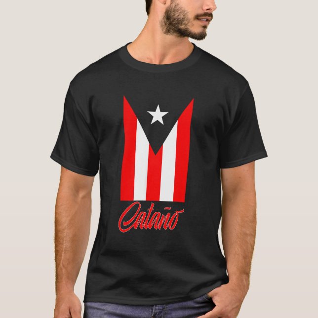 Camiseta Catano Porto Rico Flag S (Frente)
