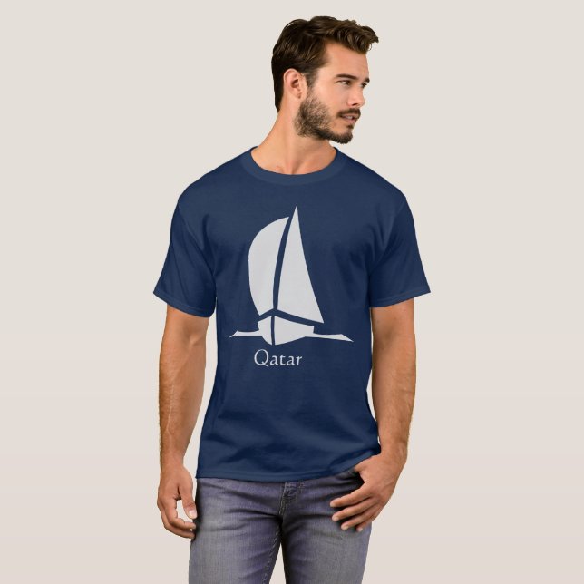 Camiseta Catar - Barco (Frente Completa)