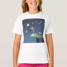 Camiseta Catar uma estrela chamadora - Coletar Desejos e Ca