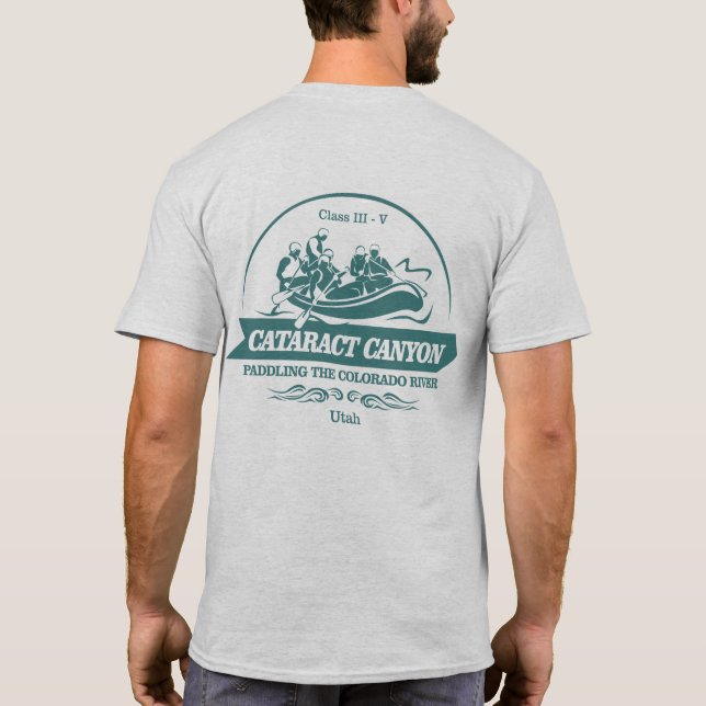Camiseta Cataract Canyon (rafting2) (Verso)