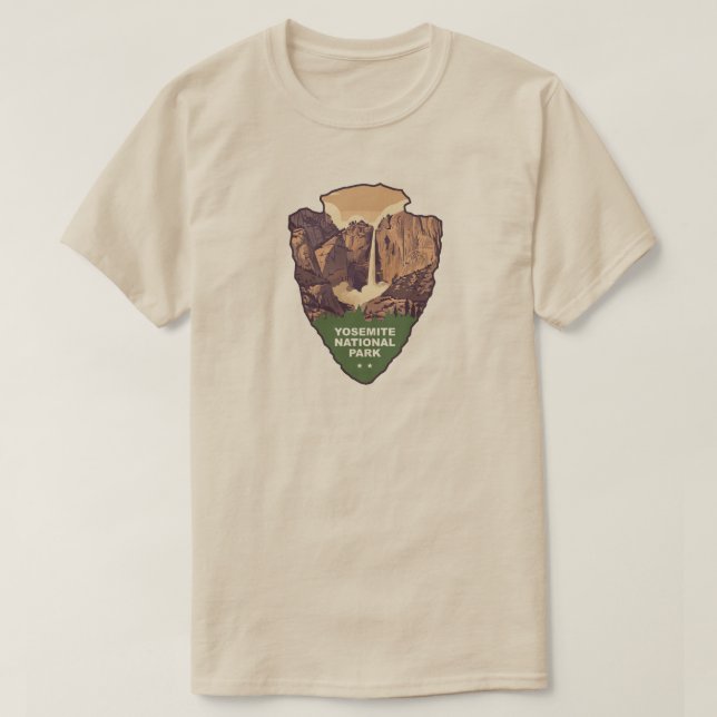 Camiseta Catarata Bridalveil Fall Arrowhead do Parque Nacio (Frente do Design)
