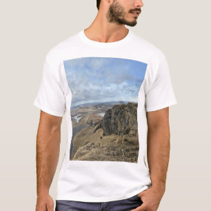 Camiseta Catarata Selvagem da Islândia Natureza
