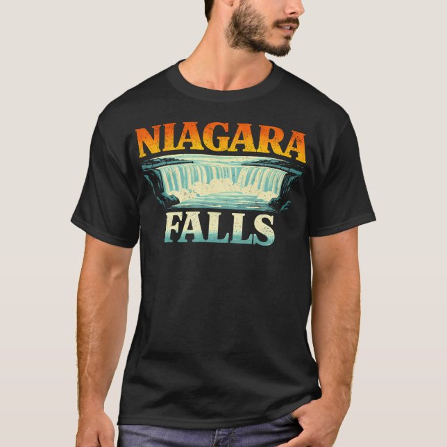 Camiseta Catarata Vintage Niagara Falls (Frente)