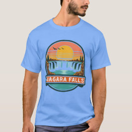 Camiseta cataratas do niagara canadá design retrô