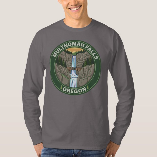 Camiseta Cataratas Multnomah Oregon (Frente)