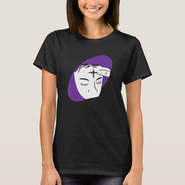 Camiseta Catarina Legal do Dia de Festa do Cristianismo na  (Frente)