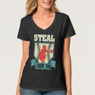 Camiseta Catcher de Beisebol Esportista Atleta Roubar Eu Ou