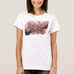 Camiseta Catchy Red MORE WINE Slogan