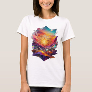 Camiseta Catchy Silver ABSTRACT ART Statement v2