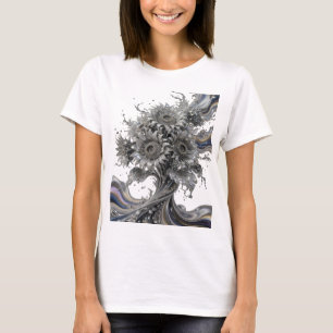 Camiseta Catchy Silver com declaração de ARTE ABST