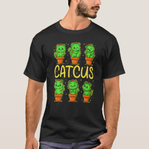 Camiseta Catcus Women Mens Cactus Cat Plant Catus 5