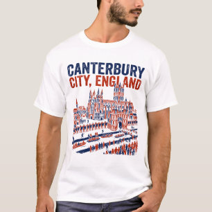 Camiseta Catedral de Canterbury e Cena da Inglaterra do Rio